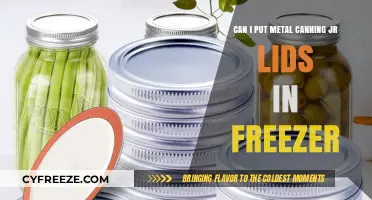 Freezing with Metal Canning Lids: A Safe Preservation Guide