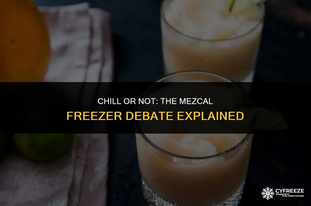 can i put mezcal in the freezer