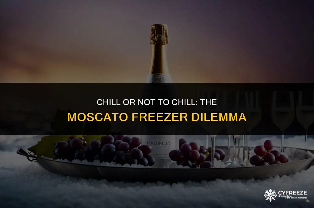 can i put moscato in freezer