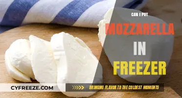 Mozzarella Storage: Freezing Tips for Optimal Cheese Quality