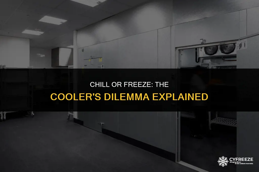 can i put my cooler in the freezer