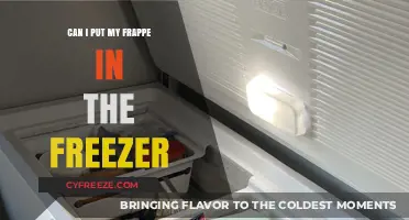 Chill Your Frappe: Freezer-Friendly Coffee Treats Explained