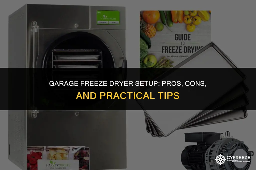 can i put my freeze dryer in the garage
