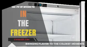 Can You Freeze Your Infusion Pro? A Complete Guide