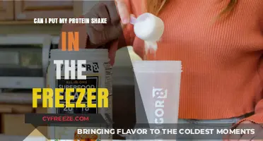 Chill Your Shake: Freezing Protein Drinks for Later Enjoyment