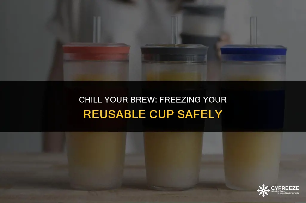 can i put my reduce cup in the freezer