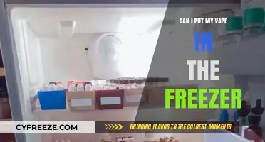 Chilling Your Vape: Freezer Storage Tips and Tricks