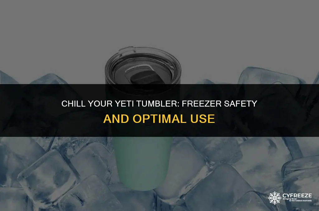can i put my yeti tumbler in the freezer