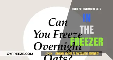 Freeze Your Oats: A Guide to Overnight Oats Storage