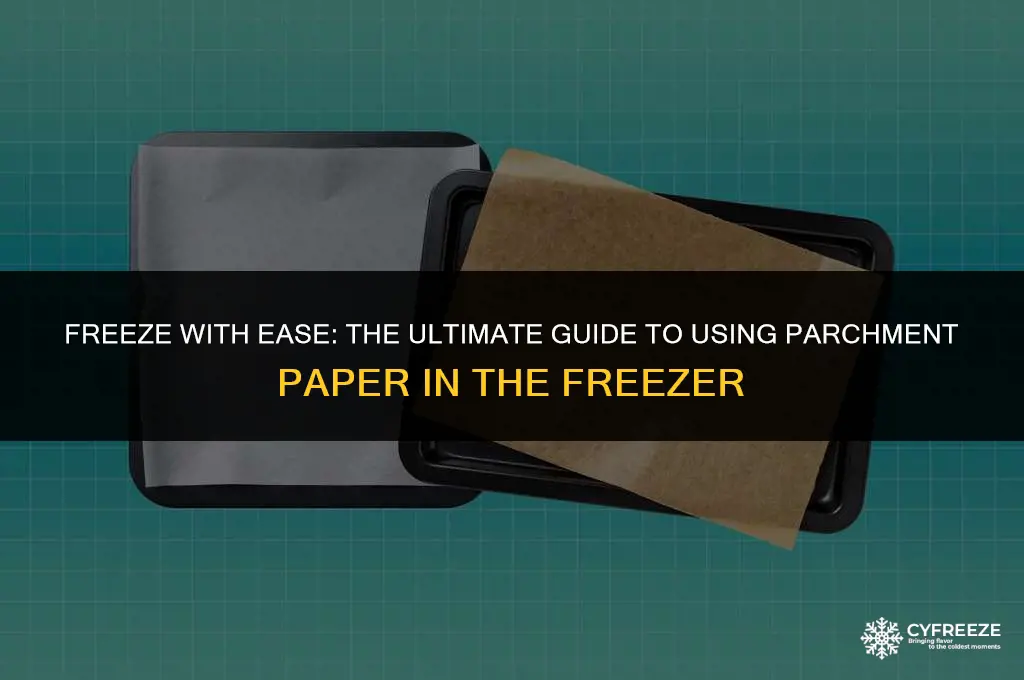 can i put parchment paper in the freezer