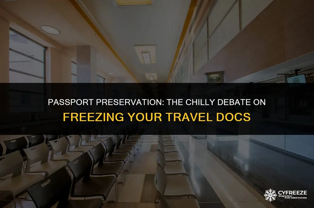 can i put passport in freezer