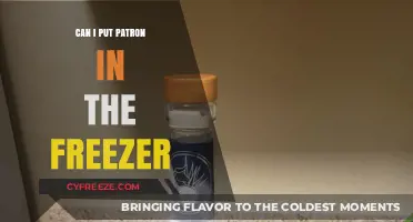 Can I Freeze Patron Tequila? Expert Tips on Proper Storage