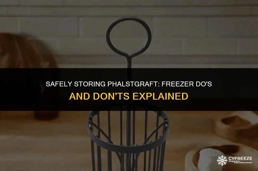 can i put phaltsgraft in the freezer
