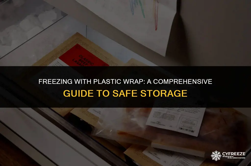 can i put plastic wrap in the freezer