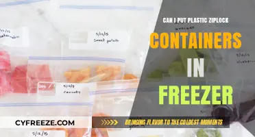 Freezing Food in Ziplock Containers: A Comprehensive Guide