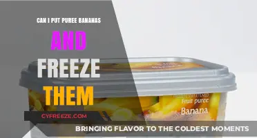 Freezing Pureed Bananas: A Handy Guide for Easy Snacks
