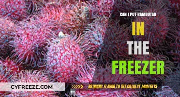Rambutan's Chill: Freezing Tips for Your Favorite Spiky Fruit
