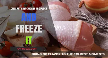 Safe Storage: Freezing Raw Chicken in Ziplock Bags
