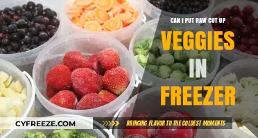 Freeze Fresh: A Guide to Storing Raw Cut Veggies