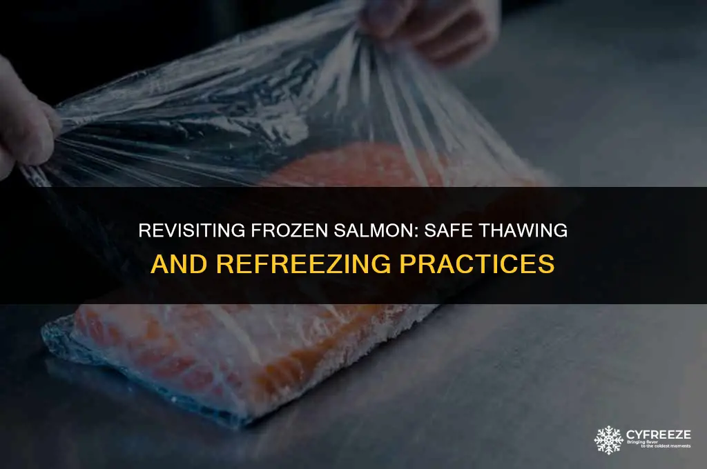 can i put salmon back in freezer after thawing