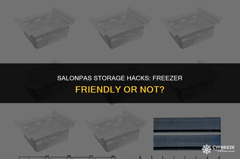 can i put salonpas in the freezer