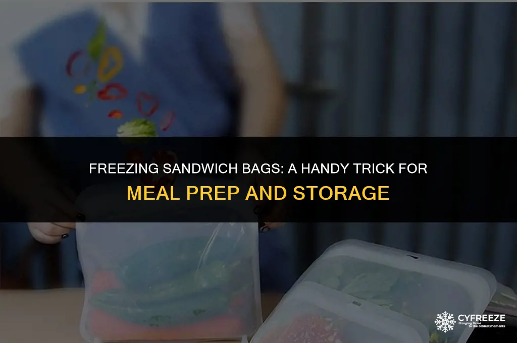 can i put sandwich bags in the freezer