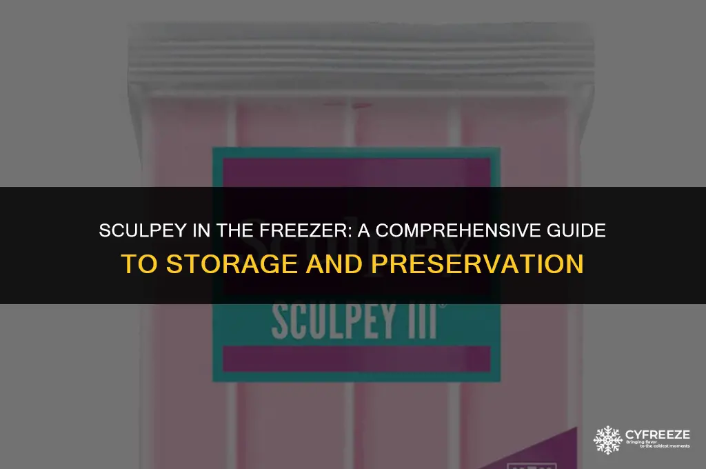 can i put sculpey int he freezer