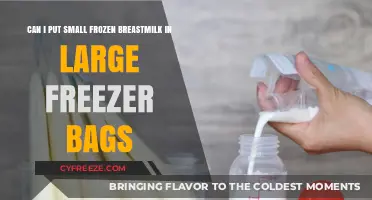Smart Storage: Combining Small Frozen Breastmilk into Large Freezer Bags