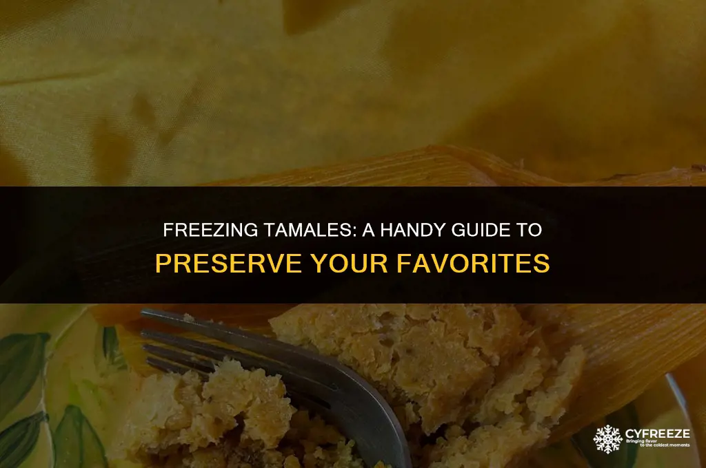 can i put tamales in the freezer