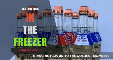 Tito's Freezer Storage: A Comprehensive Guide to Keeping Your Vodka Chilled