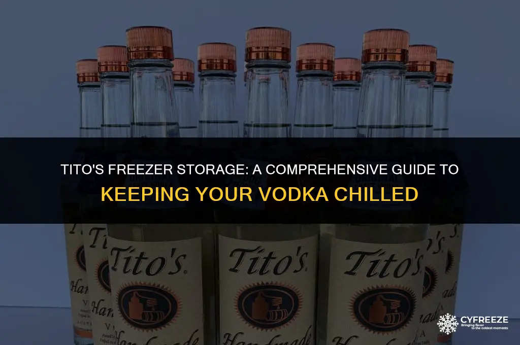 can i put titos in the freezer