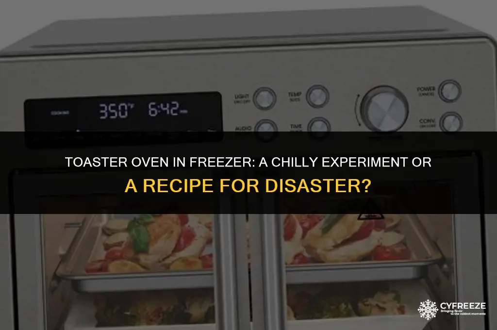 can i put toaster oven in freezer