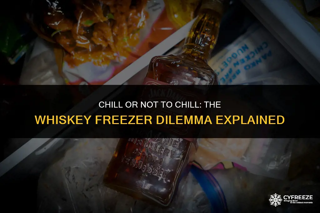 can i put whiskey in freezer