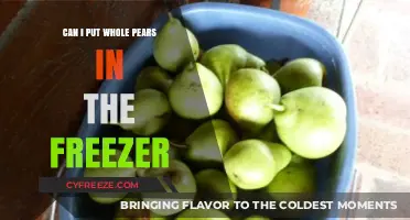 Freeze Whole Pears: A Handy Guide to Long-Term Storage