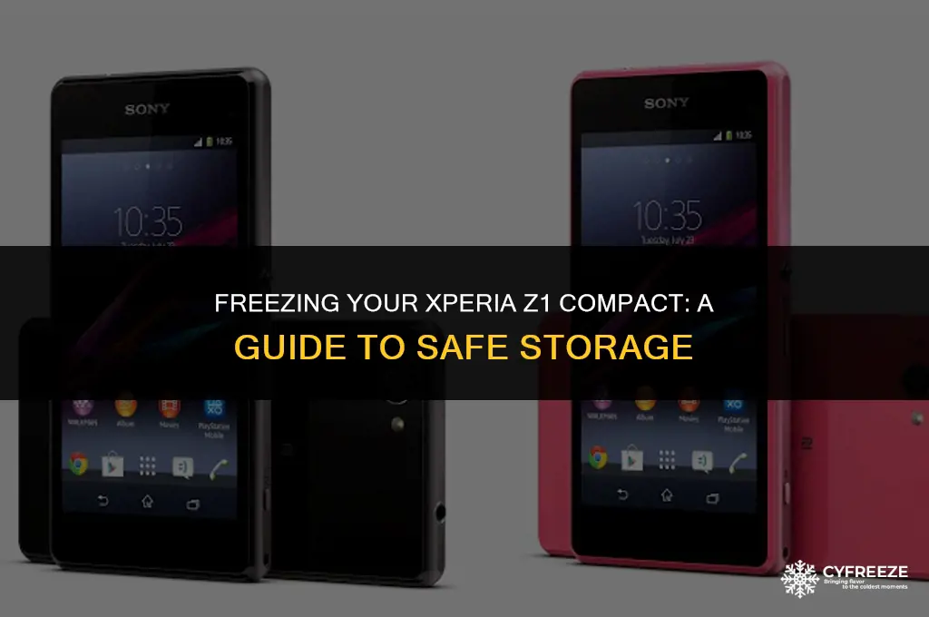 can i put xperia z1 compact in the freezer