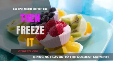 Delicious and Healthy: Freezing Yogurt-Covered Fruit for a Refreshing Treat