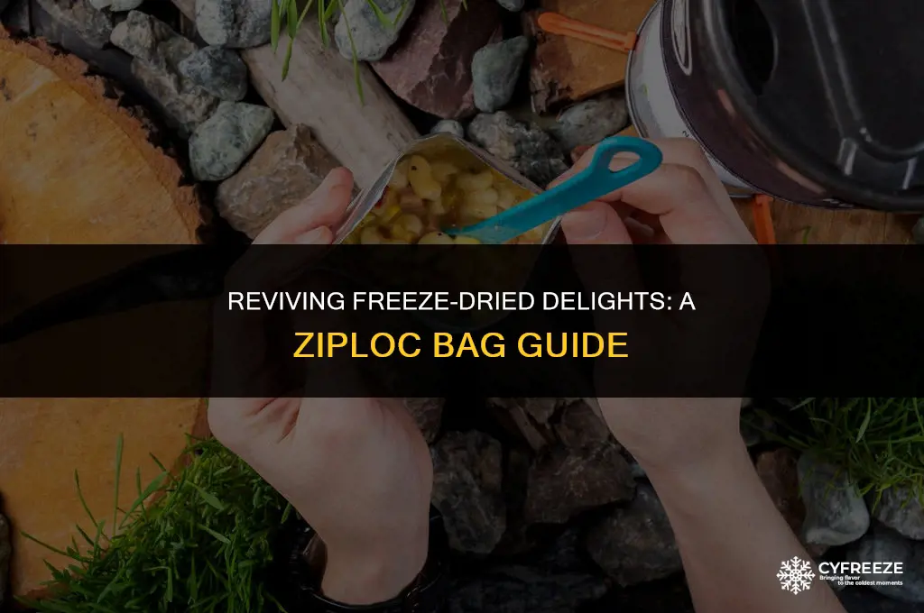 can i reconstitute freeze dried food in a ziploc bag