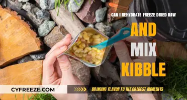 Reviving Freeze-Dried Raw: Can You Mix Kibble and Rehydrate?