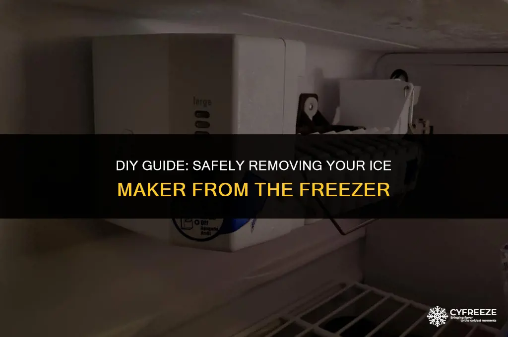 can i remove ice maker from freezer