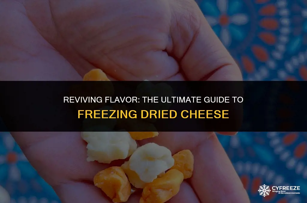can i save dried cheese in freezer