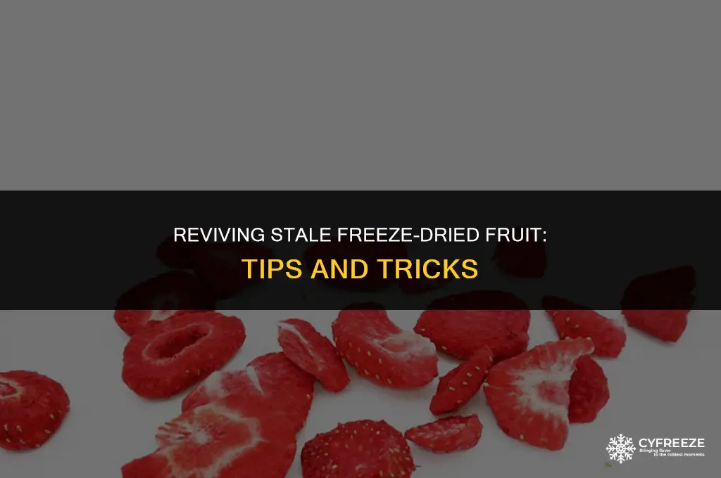 can i save stale freeze dried fruit