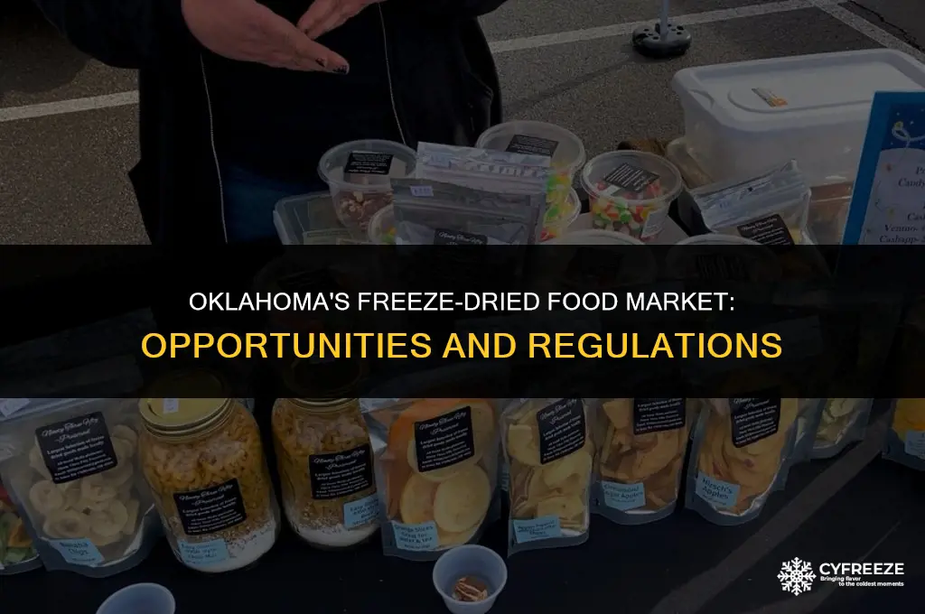 can i sell freeze dried food in oklahoma
