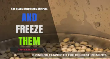 Efficient Meal Prep: Soaking and Freezing Dried Beans and Peas