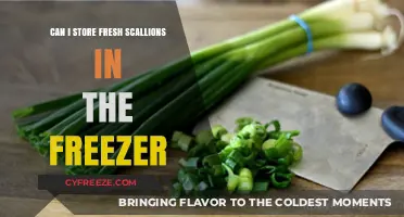 Fresh Scallions in the Freezer: A Handy Storage Guide
