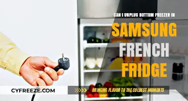 Unplugging the Bottom Freezer in Your Samsung French Door Fridge: A Guide