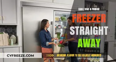 Ready to Chill: Using Your New Fridge Freezer Immediately