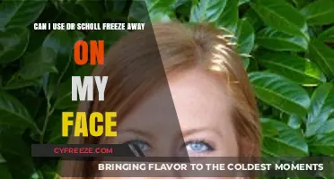 Using Dr. Scholl's Freeze Away on Facial Skin: Safe or Risky?