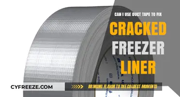 Duct Tape Fix for Cracked Freezer Liner: Safe or Risky?