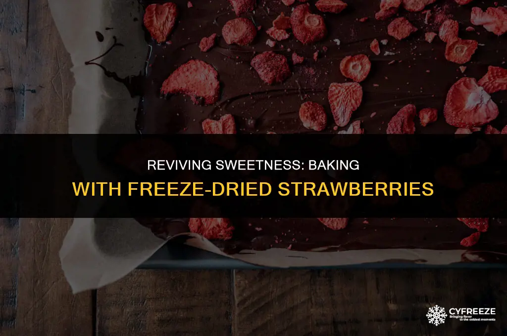 can i use freeze dried strawberries in baking