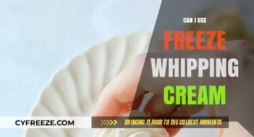 Using Freeze Whipping Cream: Tips, Tricks, and Best Practices
